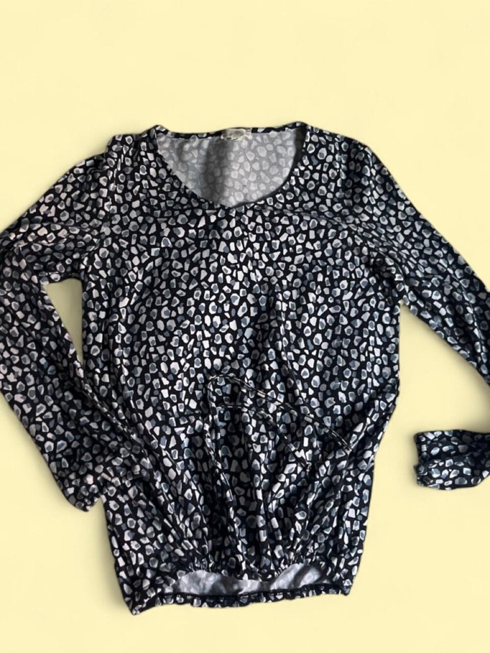 Organic cotton long sleeve top